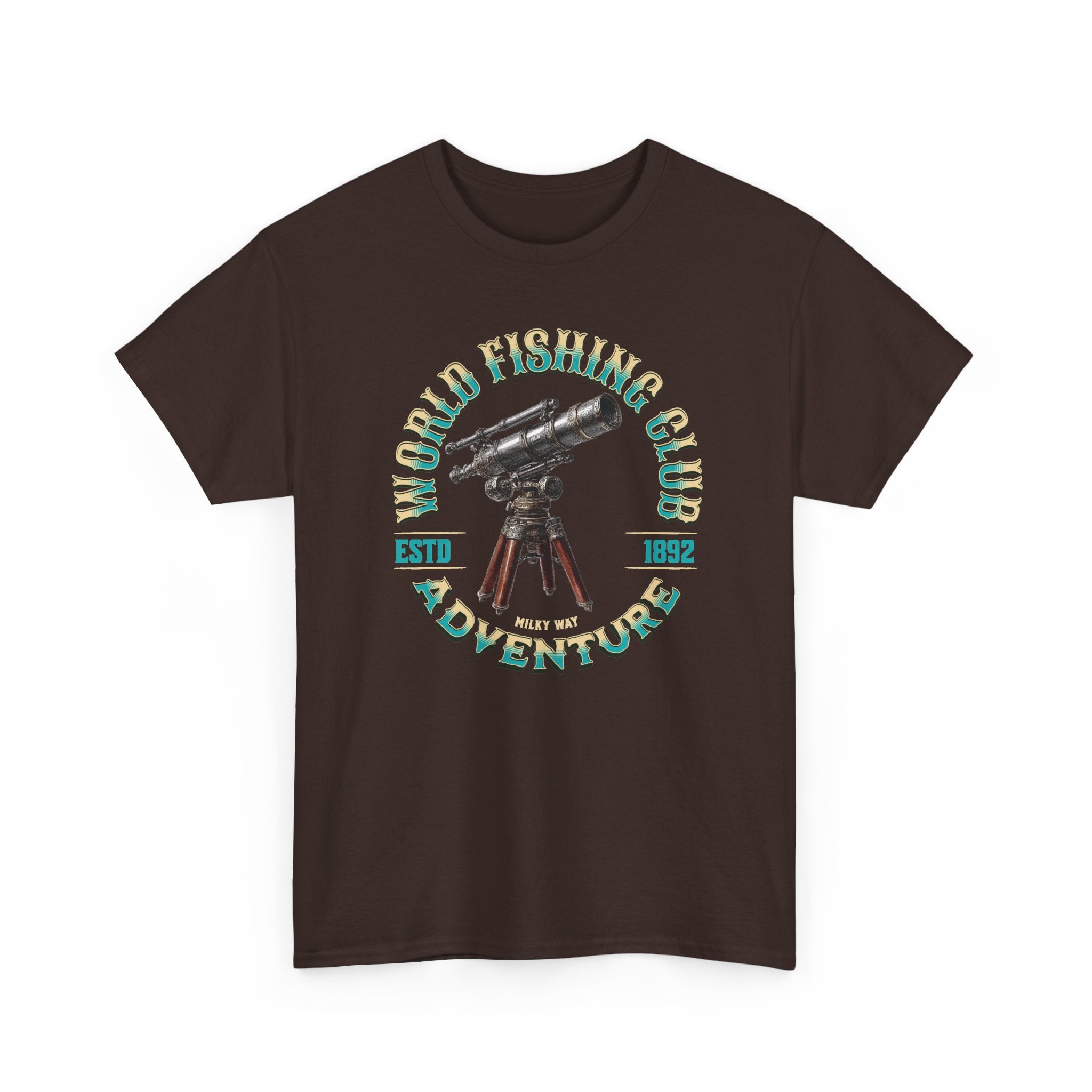 Fishing for Stars T-Shirt — Amateur Astronomer Telescope Tee