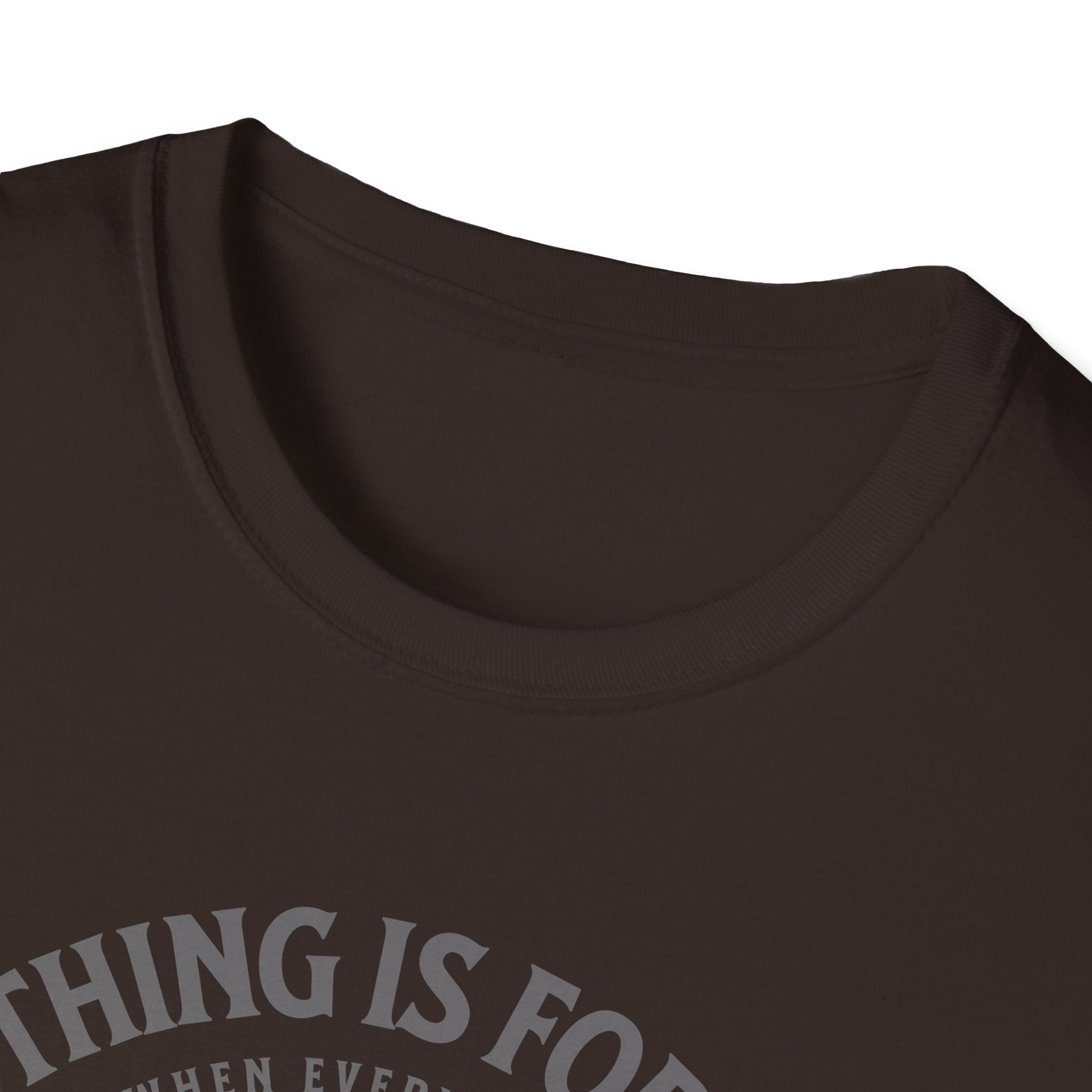 ΩThe End All Of Common Ground - DNA Connected T-Shirt — "Nothing Is Foreign" Illustrated In Gray
