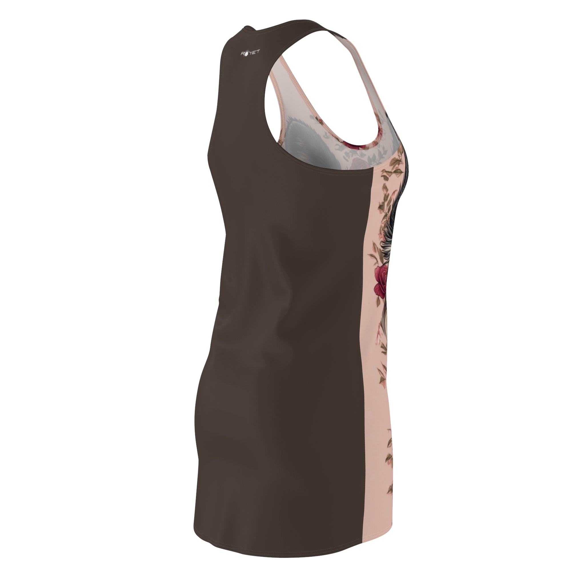 Rose on Rose on Cute Women's Cut & Sew Racerback Dress (AOP)