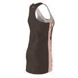 Rose on Rose on Cute Women's Cut & Sew Racerback Dress (AOP)