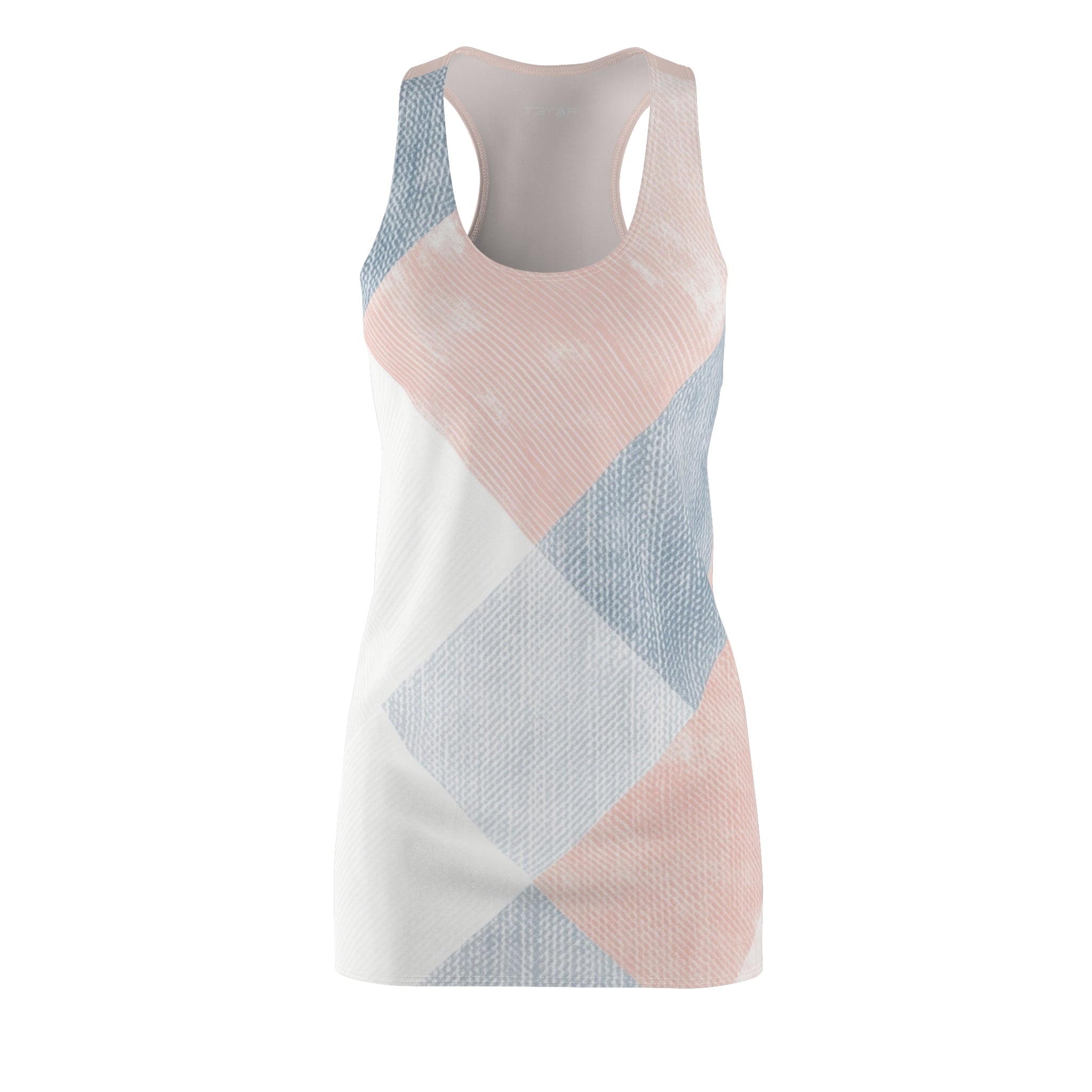 Diamonds Stacked On Diamonds Women's Cut & Sew Racerback Dress (AOP)