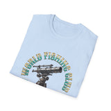Fishing Club Graphic T-Shirt — Vintage Angler Design ("Fishing" Text)