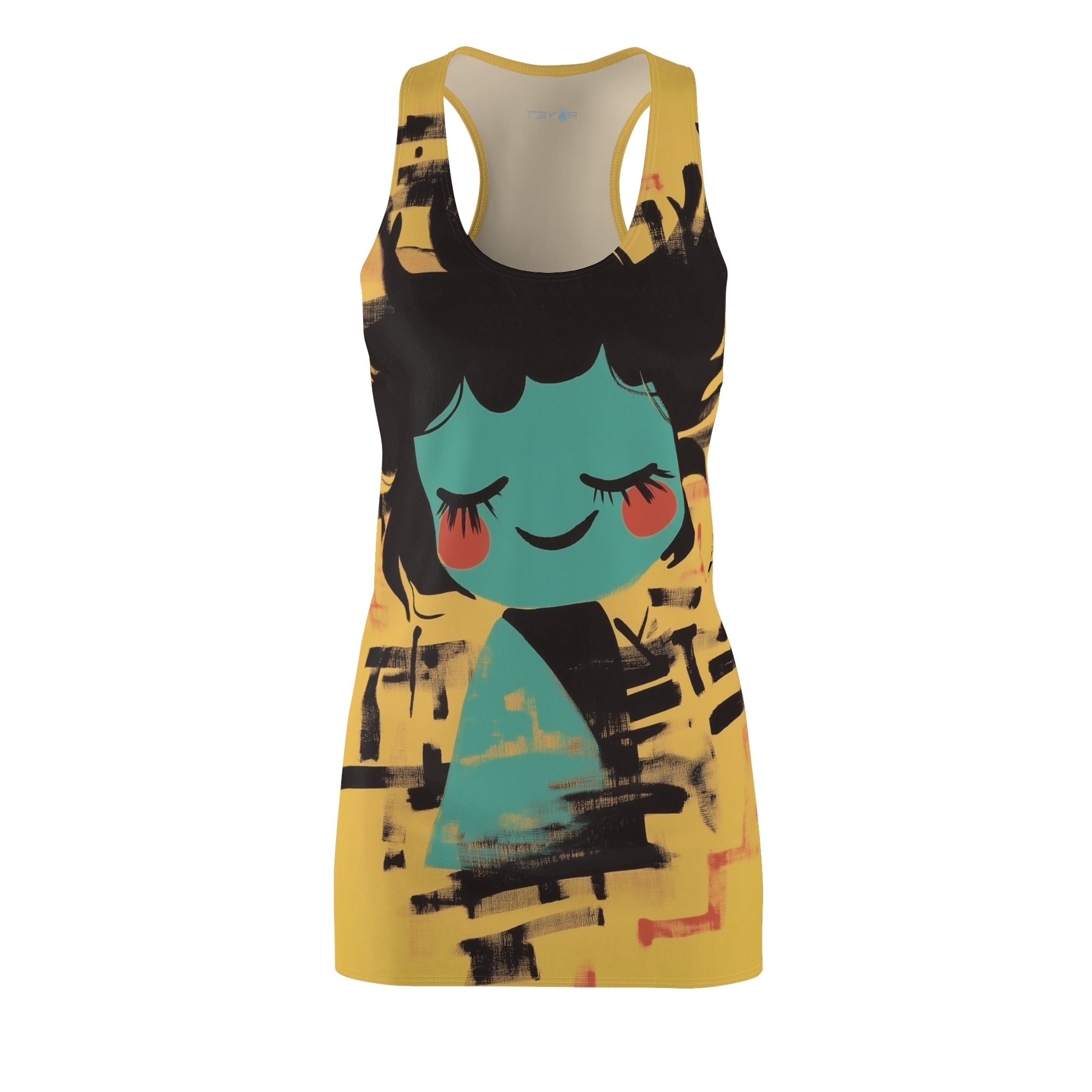 Facing Excitement Women's Cut & Sew Racerback Dress (AOP)