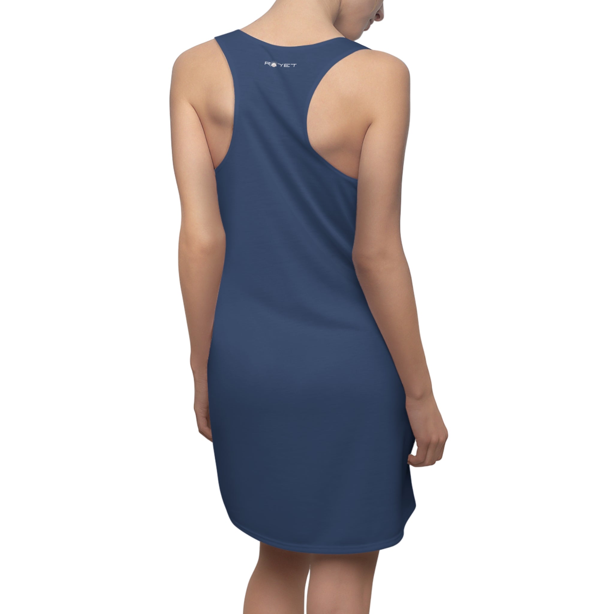 Soaring Serenity Copy of Copy of Women's Cut & Sew Racerback Dress (AOP)