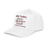 "How Then Shall We Settle Into the Fact that we are made of star stuff." Embroidered Baseball Cap