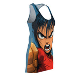 Fantastic Faye Women's Cut & Sew Racerback Dress (AOP)