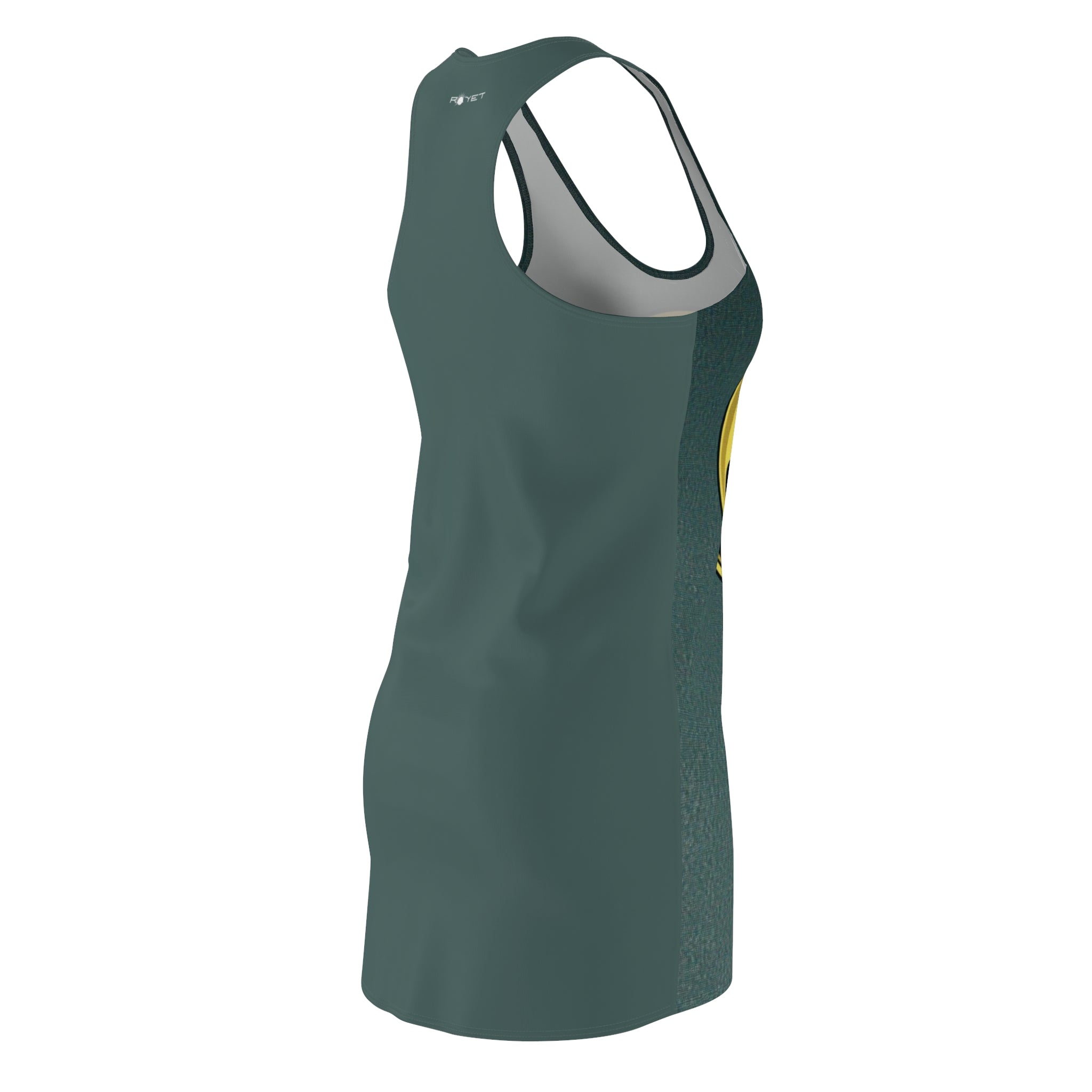 Green Sea Alien Women's Cut & Sew Racerback Dress (AOP)