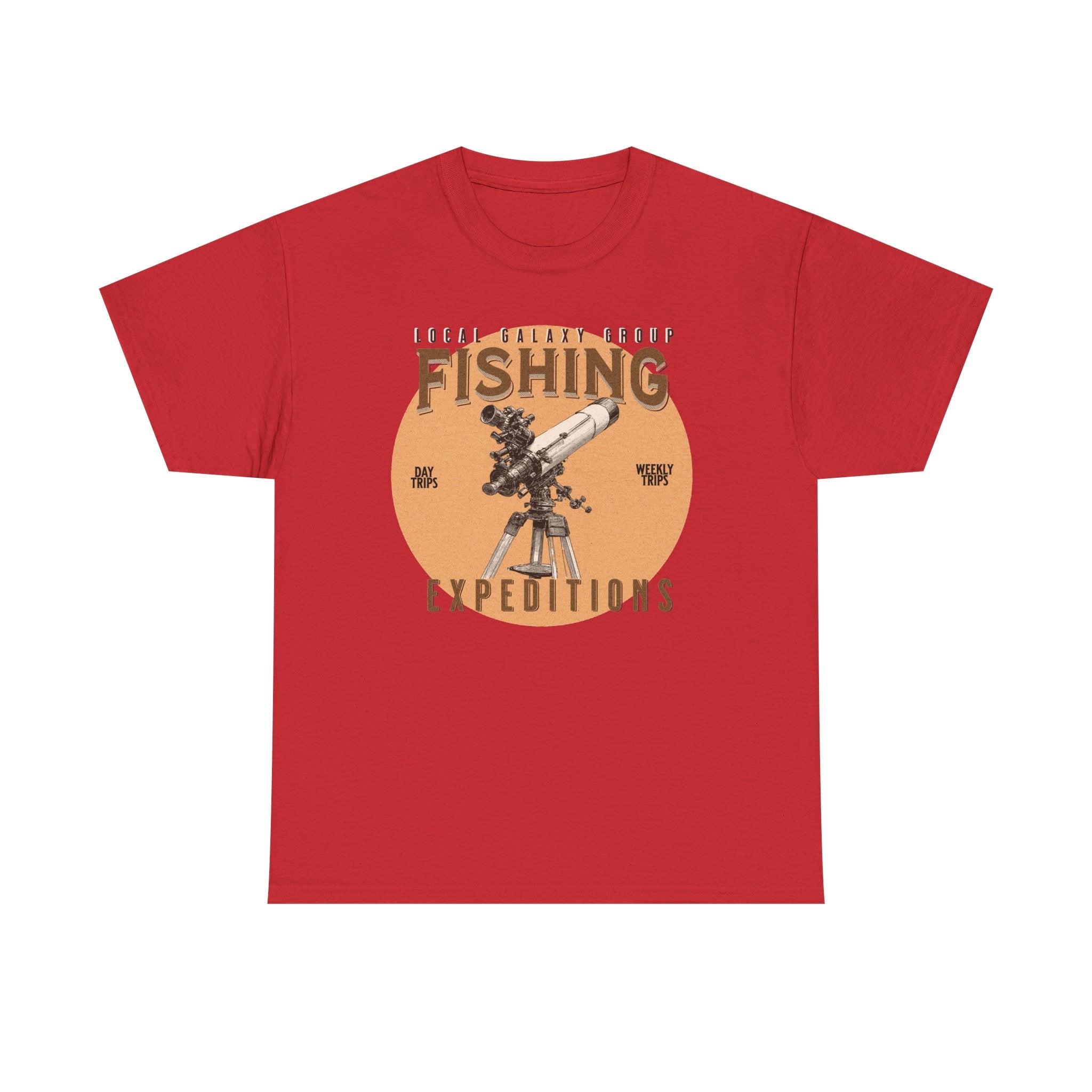 Fishing for Stars T-Shirt — Amateur Astronomer Telescope Tee