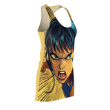 Violent Violet Women's Cut & Sew Racerback Dress (AOP)