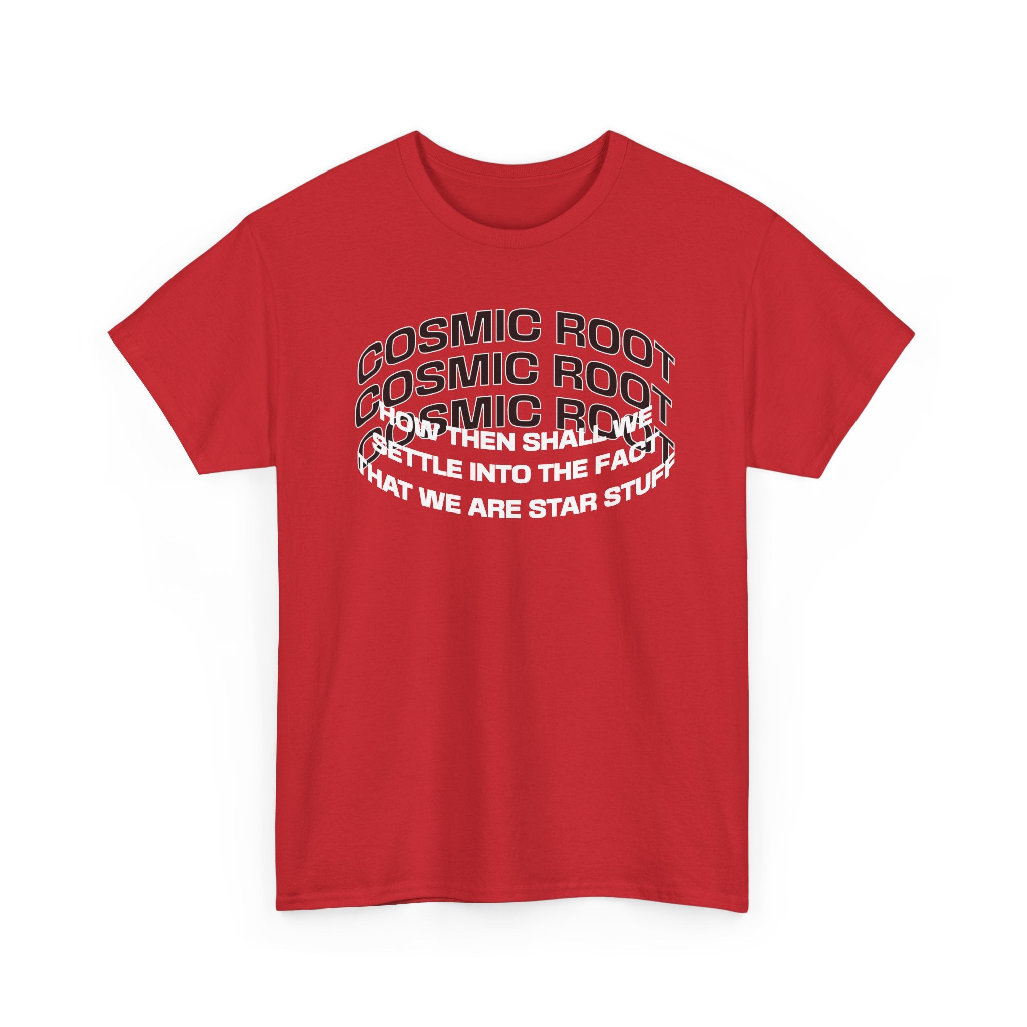 Star Stuff T-Shirt — "How then shall we settle into the fact that we are star stuff" Cosmic Astronomy Tee