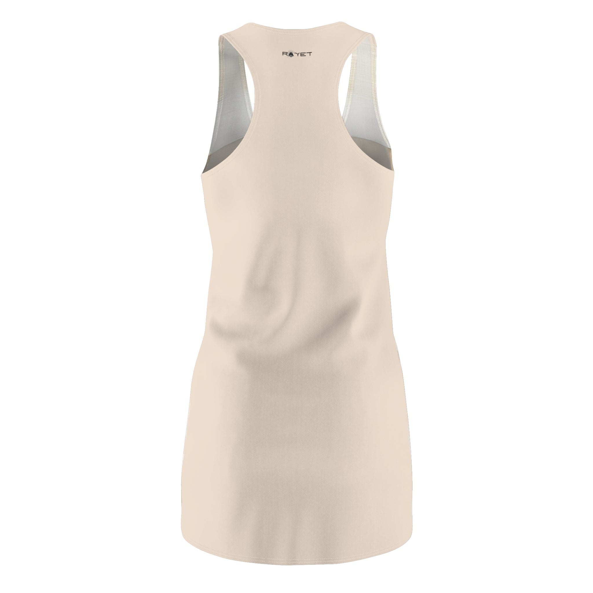 In Tune to Earth Tones Women's Cut & Sew Racerback Dress (AOP)