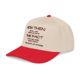 "How Then Shall We Settle Into the Fact that we are made of star stuff." Embroidered Baseball Cap
