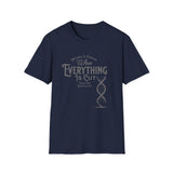 ΩThe End All Of Common Ground - DNA Connected T-Shirt — "Nothing Is Foreign" Illustrated In Gray