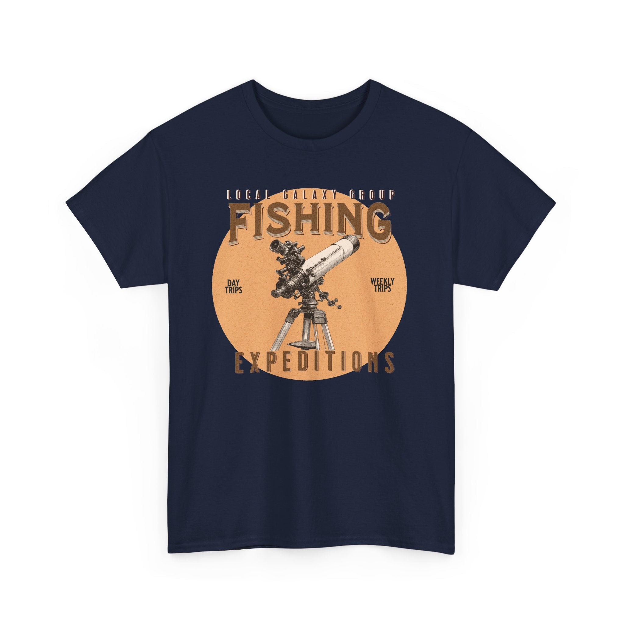 Fishing for Stars T-Shirt — Amateur Astronomer Telescope Tee