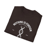 ΩThe End All Of Common Ground - DNA Connected T-Shirt — "Nothing Is Foreign" Illustrated In White