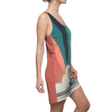 Ready Rainbow Rita Women's Cut & Sew Racerback Dress (AOP)