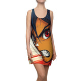 Searing Serena Women's Cut & Sew Racerback Dress (AOP)