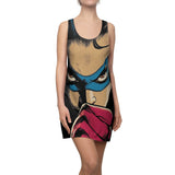 Super Smoldering Saanvi Women's Cut & Sew Racerback Dress (AOP)