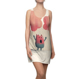 I'll Stop The Rain Dancing Danny Women's Cut & Sew Racerback Dress (AOP)