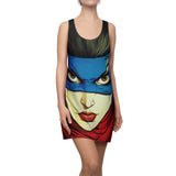 Super Mesmerizing Mary Women's Cut & Sew Racerback Dress (AOP)