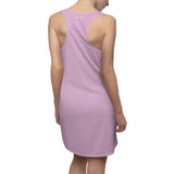 Daisey Purple's New Look Women's Cut & Sew Racerback Dress (AOP)