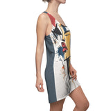 Square Jaw Jennie Women's Cut & Sew Racerback Dress (AOP)