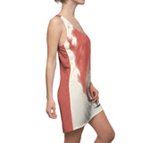 Flaming Hot Love Bug Women's Cut & Sew Racerback Dress (AOP)