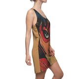 Super Mystical May Women's Cut & Sew Racerback Dress (AOP)