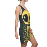 Mommy Me Alien Women's Cut & Sew Racerback Dress (AOP)