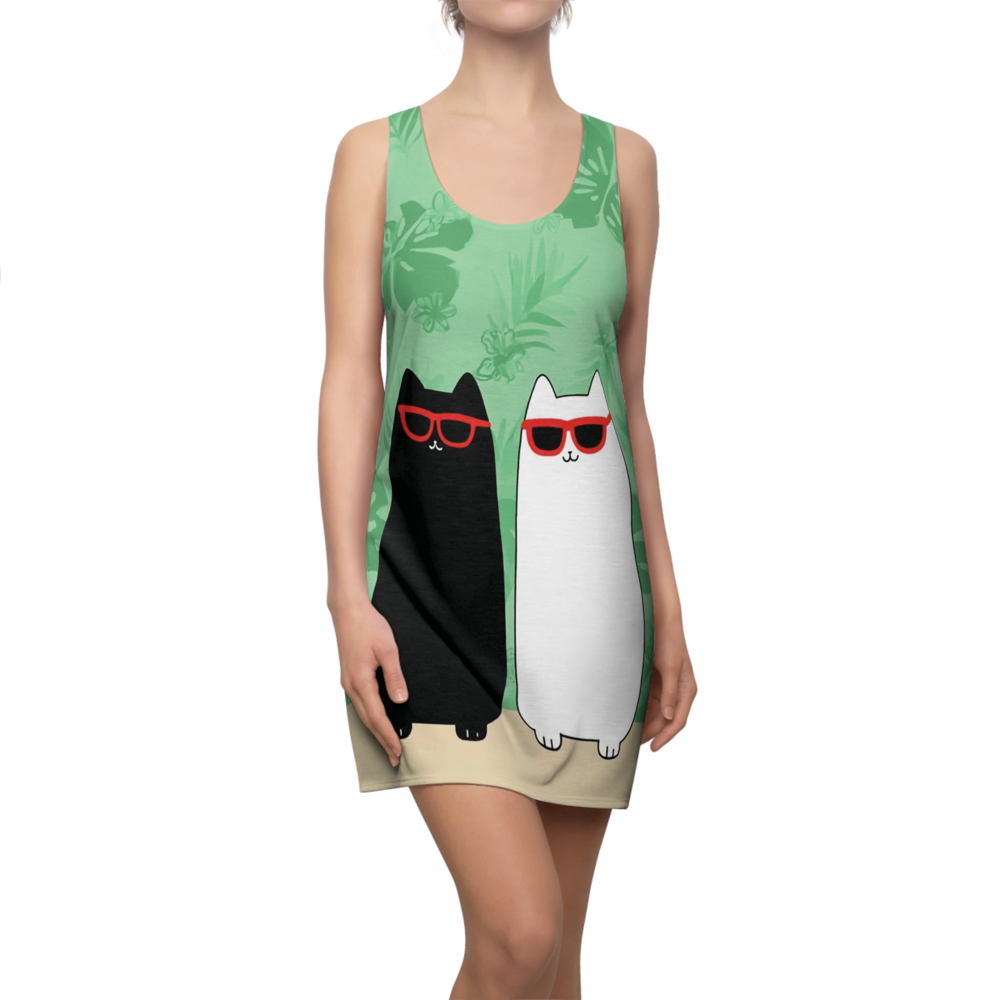 Still Looking For Paradise Women's Cut & Sew Racerback Dress (AOP)