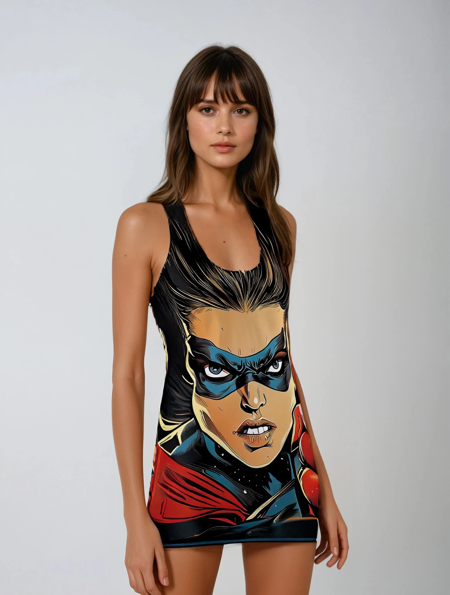 Super Wonder Willow Copy of Women's Cut & Sew Racerback Dress (AOP)