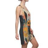 Sea Floor Alien Women's Cut & Sew Racerback Dress (AOP)