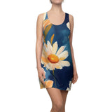 Daisey's Blue Women's Cut & Sew Racerback Dress (AOP)