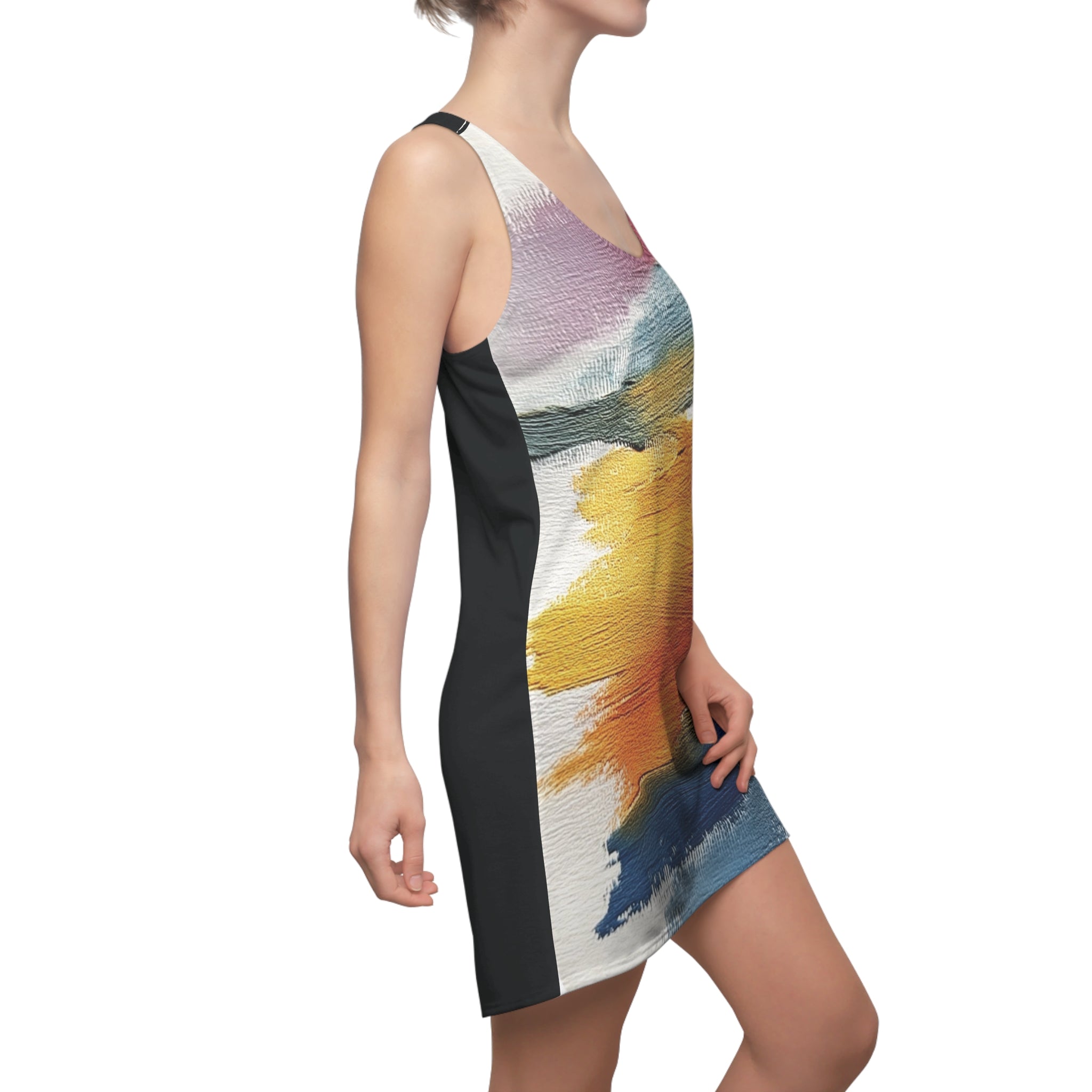 Stroke Of Genius Women's Cut & Sew Racerback Dress (AOP)
