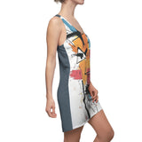 Screw-Face New-Face Women's Cut & Sew Racerback Dress (AOP)