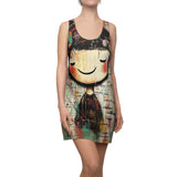 Facing Joy Women's Cut & Sew Racerback Dress (AOP)