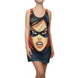 Super Nova Naomi Women's Cut & Sew Racerback Dress (AOP)