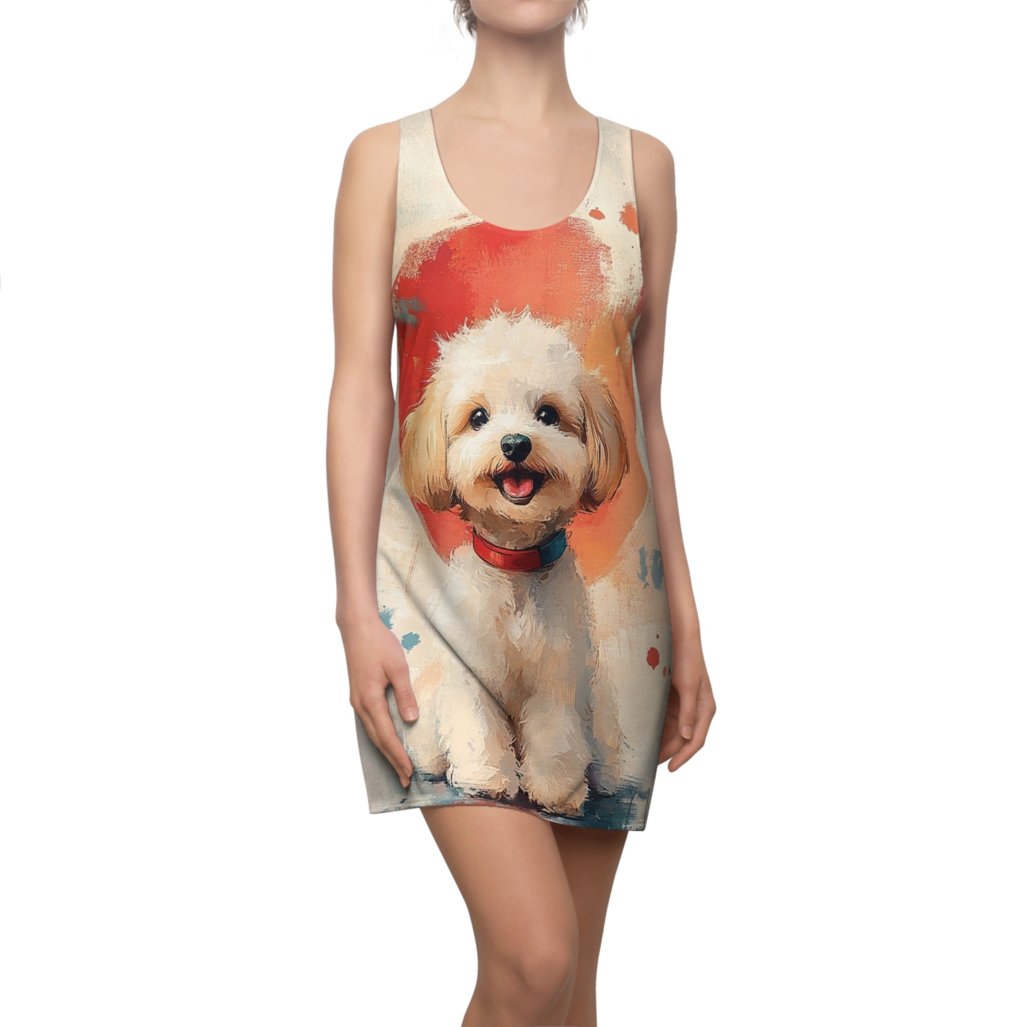 Pure Sunshine Women's Cut & Sew Racerback Dress (AOP)