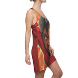 Super Scottie Women's Cut & Sew Racerback Dress (AOP)