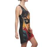 Super Meteor Myeong Women's Cut & Sew Racerback Dress (AOP)