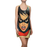 Super Sar Storm Women's Cut & Sew Racerback Dress (AOP)