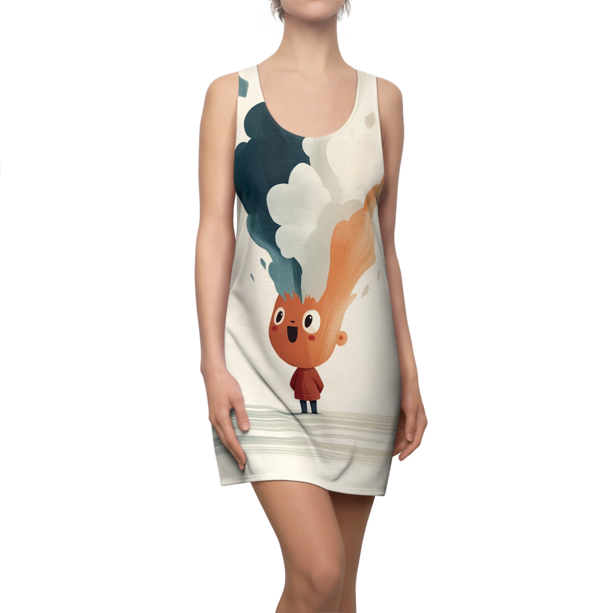 Sir Mind Blown Women's Cut & Sew Racerback Dress (AOP)