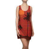 A Burnt Sunset Women's Cut & Sew Racerback Dress (AOP)