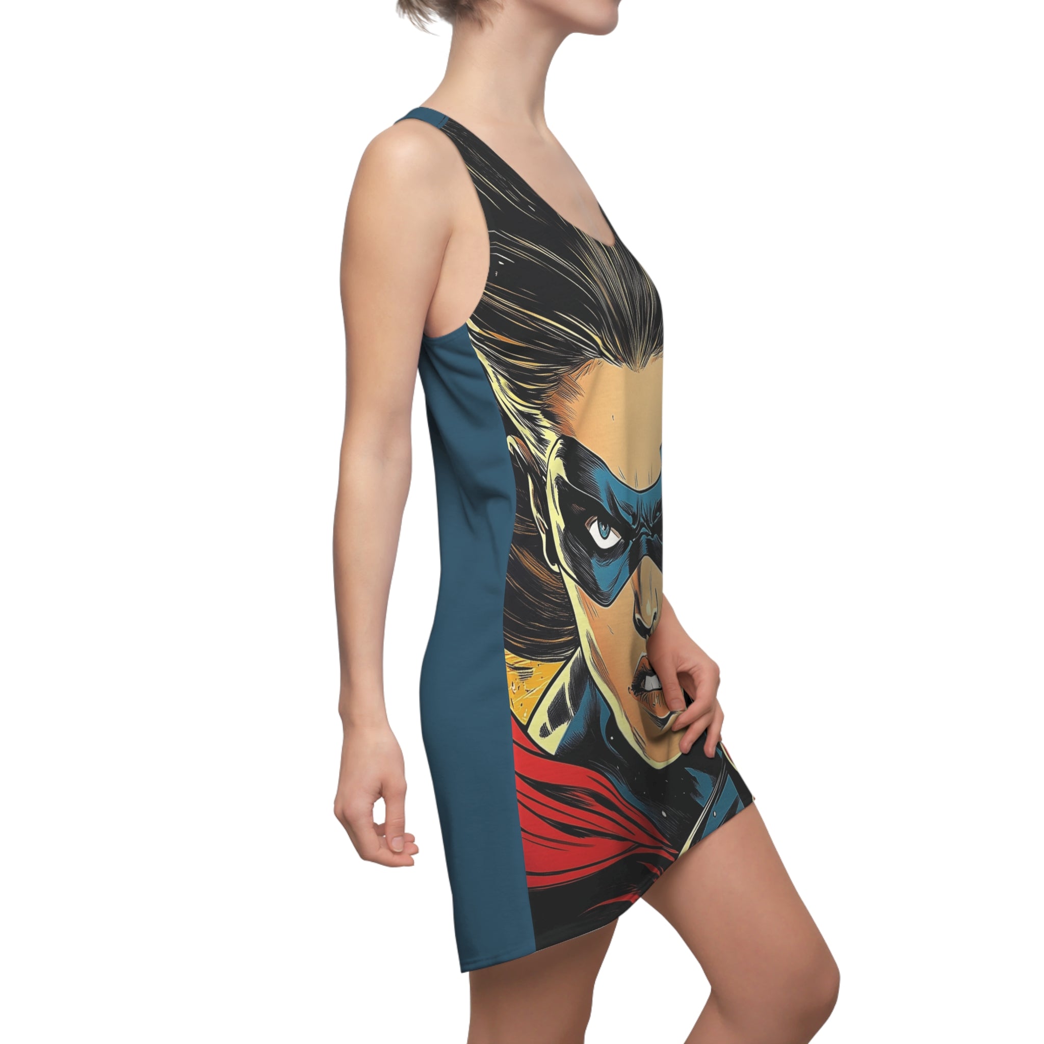 Super Wonder Willow Copy of Women's Cut & Sew Racerback Dress (AOP)