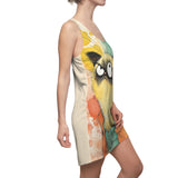 Green Collar Worker Women's Cut & Sew Racerback Dress (AOP)