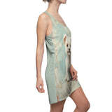 Patches And His Blue Women's Cut & Sew Racerback Dress (AOP)