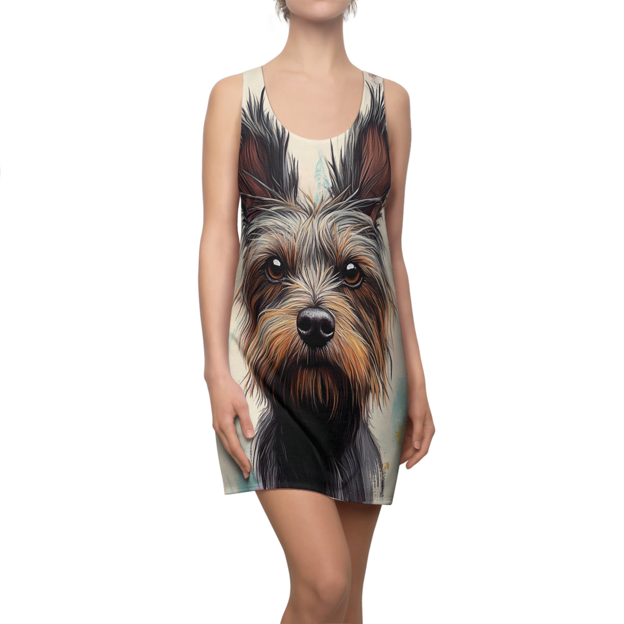 Soul Searching Women's Cut & Sew Racerback Dress (AOP)