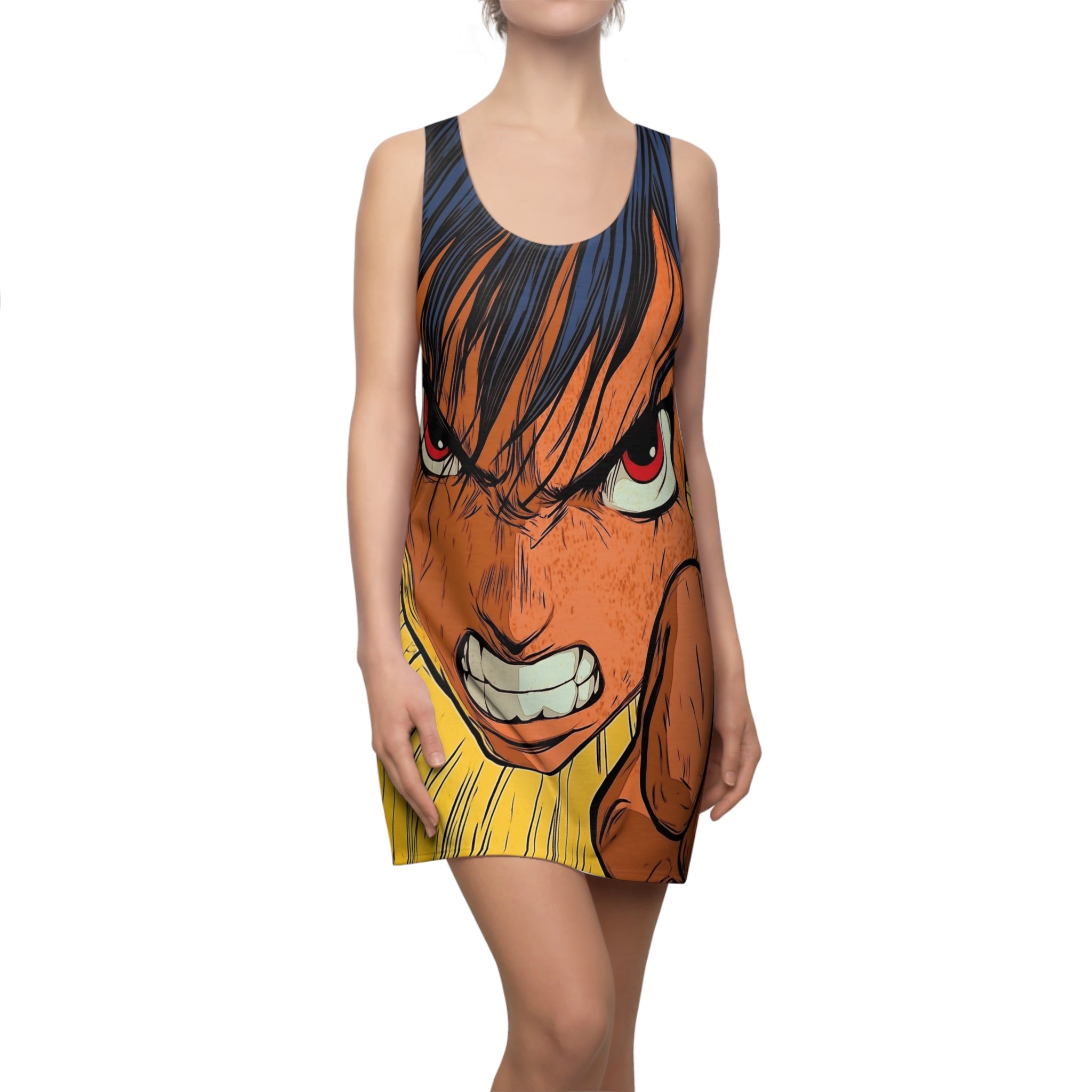 Soaring Serenity Copy of Copy of Women's Cut & Sew Racerback Dress (AOP)