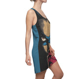 Super Smoldering Saanvi Women's Cut & Sew Racerback Dress (AOP)